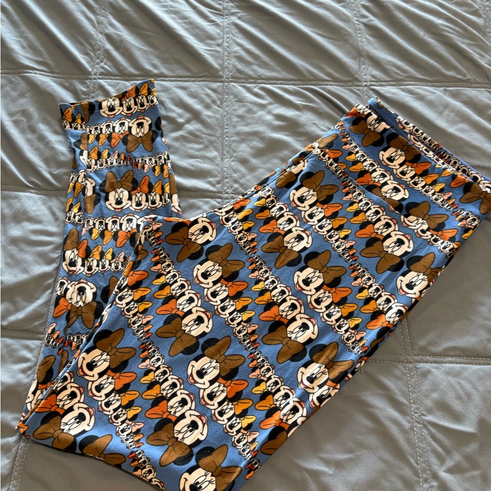 LuLaRoe Minnie Mouse Tall and Curvy Leggings Disney Stretch Pants
